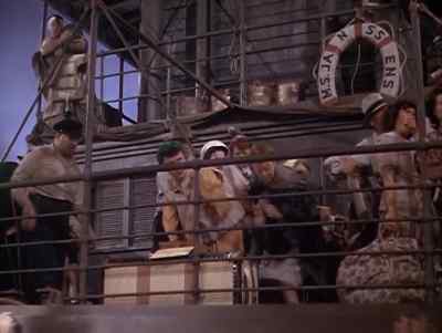 - I have them, doc
- Throw them over the railing. - The Story of Dr. Wassell