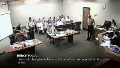 I have with her parents
because the book - A Friend of the Family: True Evil