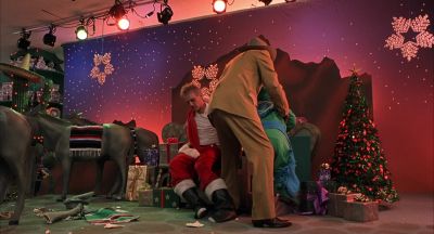 I hear your buddy's not here to protect you any more - Bad Santa
