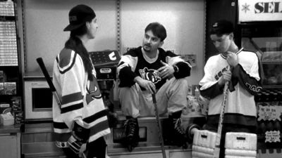 I hear Caitlin's marrying an Asian drum major - Clerks