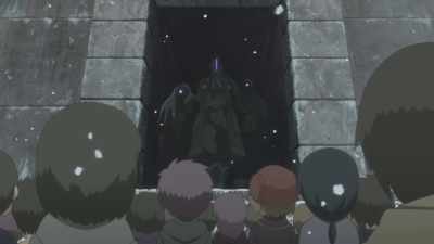 I hear he's a cave raider from the Abyss. - Made in Abyss: Wandering Twilight