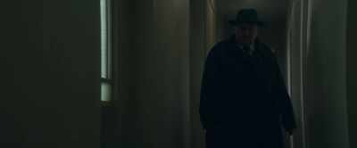 I heard her a few times
crying behind the little wall. - Maigret