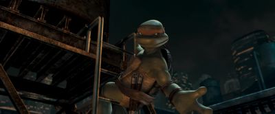 I heard his bike turns into a plane or like a jetpack - TMNT