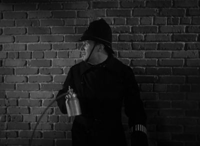 I heard footsteps outside - The Invisible Man