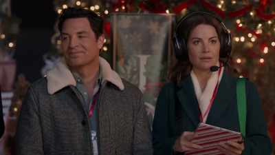 I heard someone reading
my favorite story - Ms. Christmas Comes to Town