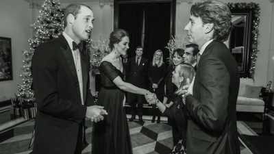 I heard him say that
in the lobby, - Always at The Carlyle