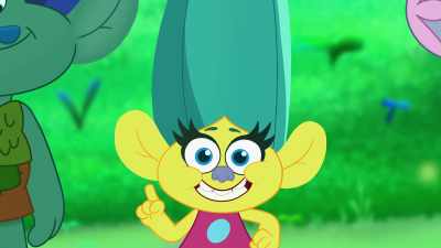 ‐ I heard she smashes her guitar
into a million pieces! - Trolls: TrollsTopia