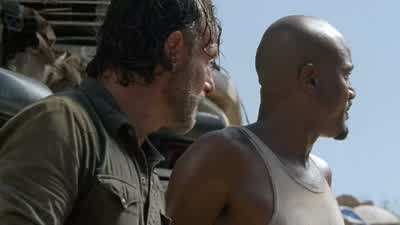 I heard something when I was on watch, from inside the wall. - The Walking Dead