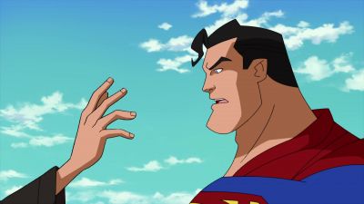 I heard your telepathic shout before - Superman vs  The Elite