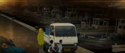 - I heard the typhoon
changed directions - Children of the Sea