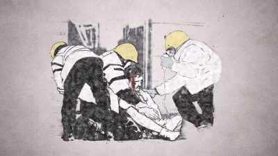 I was helping someone
and my partner, - 11M: Terror in Madrid