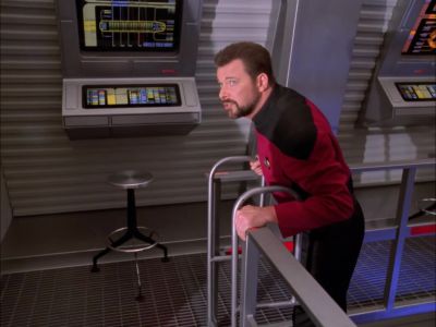 I was here yesterday, remember? - Star Trek: The Next Generation