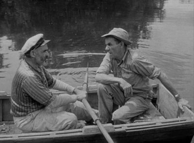 I hope you ain't going to blow up my boat Mr Johnson - Revenge of the Creature