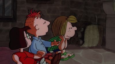 I hope Chuck and Linus got into the chateau tonight - Bon Voyage, Charlie Brown