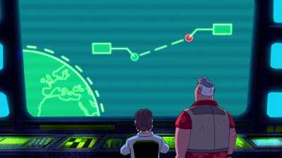 I hope he doesn't get any
"brilliant" ideas on the way. - Ben 10 vs  the Universe: The Movie