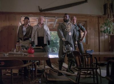 I hope you don't mind us
entering without knocking. - The A-Team