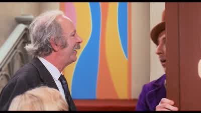 Oh yes Well I hope you enjoyed yourselves Excuse me for not showing you outStraight up the stairs I'm terribly busyA whole day wasted Goodbye to you both Goodbye - Willy Wonka &amp; the Chocolate Factory