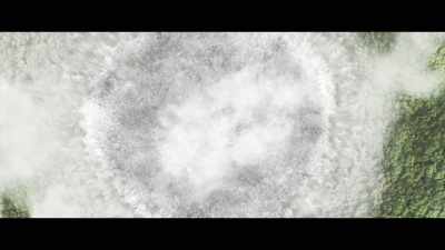 I hope the dammed water
that covers this place - Color Out of Space