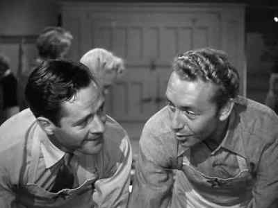 I hope he won't be caught with his instincts down - Hollywood Canteen
