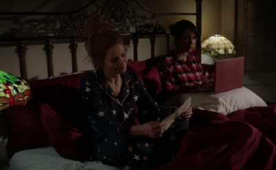 I hope you're writing
your paranoid thoughts - Aurora Teagarden Mysteries: Haunted By Murder