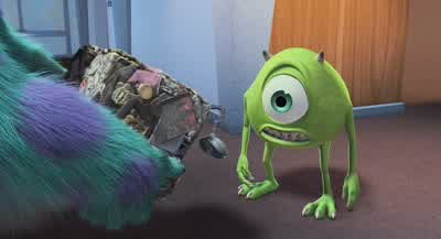 I I can still hear her little voiceBOO Mike WazowskiHey I can hear her tooBABY MONSTERS Mike WazowskiHow many kids you got in there - Monsters, Inc