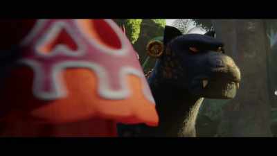 I... I cast a courageous
battle cat spell on him. - Maya and the Three