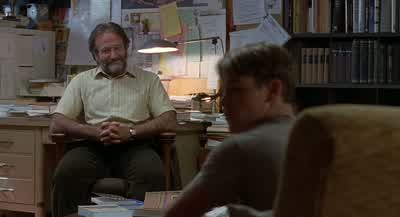Do you like books YeahDid you read any of these books I don't knowHow about any of these books Probably notWhat about the ones on the top shelf You read thoseYeah I read those Good for you What do you think about 'emI'm not here for a fuckin' book report - Good Will Hunting