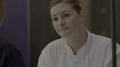 -I... I don't know what's going on.
-[Devin] Sugar's at the right temperature? - School of Chocolate