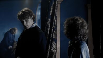 I hid under the dressing table. - Outlander