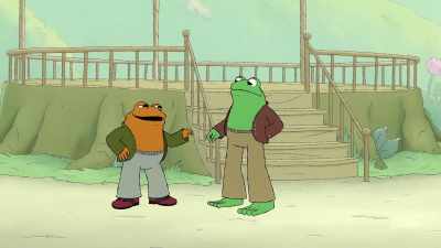 I-I-I just need more walking practicewith my new shoes. [chuckles] - Frog and Toad
