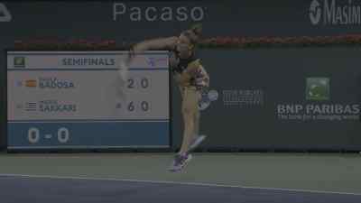I just want Maria
to keep this mentality. - Break Point