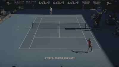 I missed one forehand. - Break Point