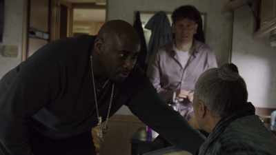 I-I think he cracked
my damn rib. - Loudermilk