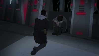 I-I think
I broke my wrist. - Scavengers Reign