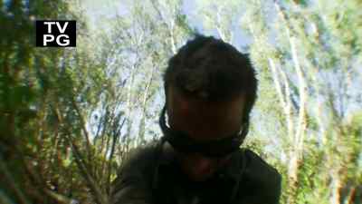I'm battling across
a crocodile-infested river - Man vs. Wild