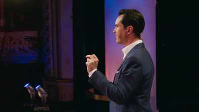 I was in Brussels last year doing shows - Jimmy Carr: The Best of Ultimate Gold Greatest Hits