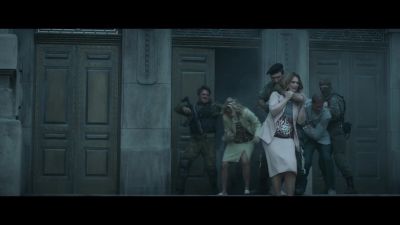 [in Russian] Drop your weapons.
Or she will die. - Outside the Wire
