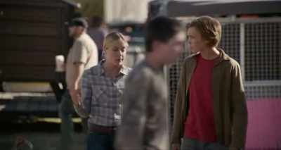 I was in the gate, this horse reared up, - Lean on Pete