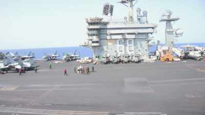 I was in the hangar during
flight ops, they came in, - A Tear in the Sky