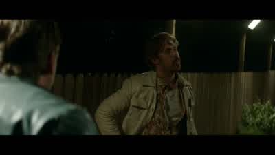 I was in the poolYou were in the pool YeahWhyI had to question the mermaidsWhat were you doing while I was working - The Nice Guys