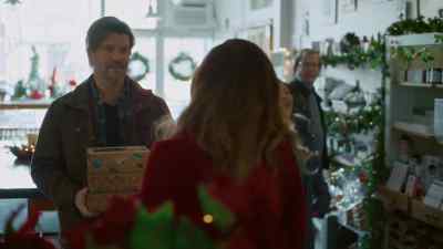 -I insist.
You let me cut in line, so... - A Novel Christmas