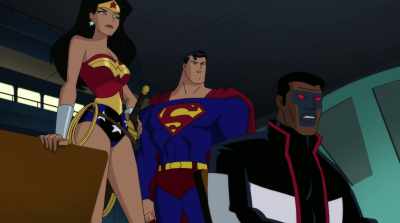 I intercepted a transmission
I can't identify. - Justice League vs the Fatal Five