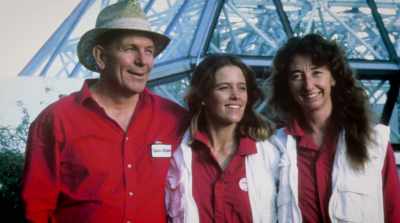 ‐ I was invited to come up
to the biosphere, - Spaceship Earth