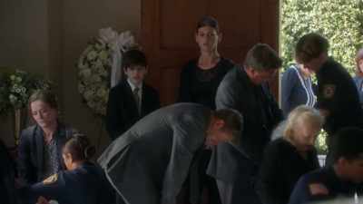 I invited them out
to this ceremony - 9-1-1