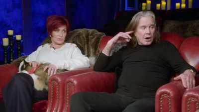 - I had it painted...
- Also, you thought a shark was going to bite you. - The Osbournes Want to Believe