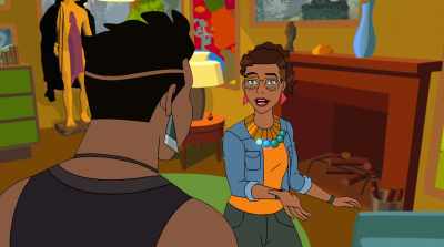 I... It was probably
just static electricity - Marvel Rising: Playing with Fire