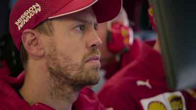 It's a lock up!
Vettel is pushing to the absolute limits. - Formula 1: Drive to Survive