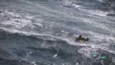 I'VE BEEN DROPPED MORE
THAN A KILOMETER OFFSHORE. - Man vs. Wild