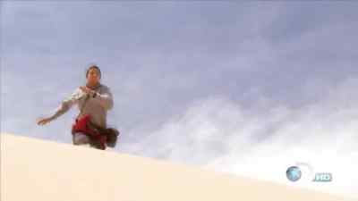 I'VE MADE IT THROUGH THE CACTUS
FIELDS TO THE SAND DUNES, - Man vs. Wild