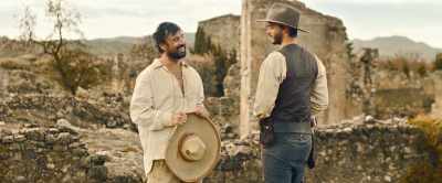 I just follow you. [chuckles] - Gunfight at Dry River